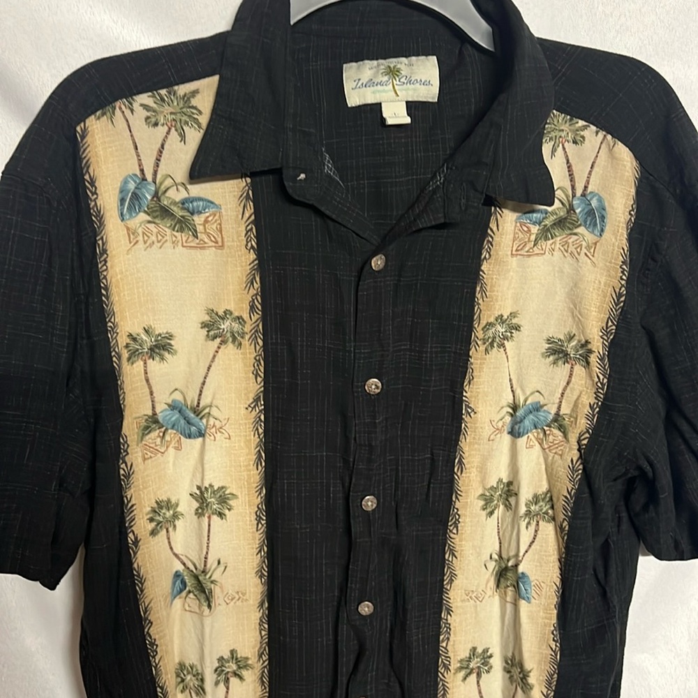 Island Shores shirt 100% Rayon L